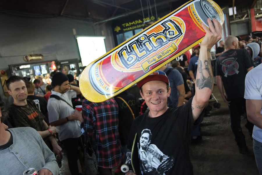 It's Cody McEntire's first Tampa Pro!